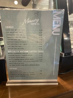 Menu photo 4 Mercury Coffee Rochester, NY Menu photo 4 Mercury Coffee Rochester, NY