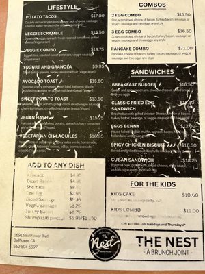 Menu photo 3 The Nest: A Brunch Joint Bellflower, CA Menu photo 3 The Nest: A Brunch Joint Bellflower, CA