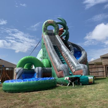 Operation Jump - Tropical Falls water slide - Party Supplies Near Me - Leander, Texas