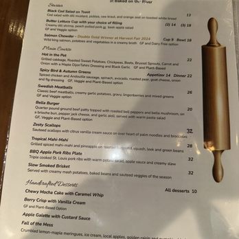 Baked on the River - Menu - Salad Near Me - Guerneville, California