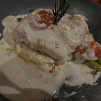 Serrano's Meat House - Salmon with creamy butter- I have dreams about this ! - Mexican Near Me - Puerto Vallarta, JAL