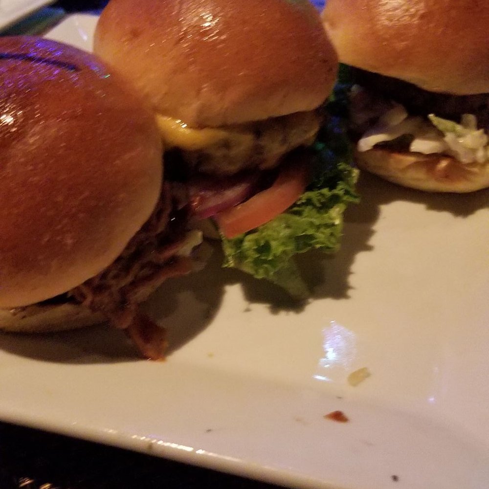 The Tipsy Boar - Slider trio from HH menu - New American Near Me - Hollywood, Florida The Tipsy Boar - Slider trio from HH menu - New American Near Me - Hollywood, Florida