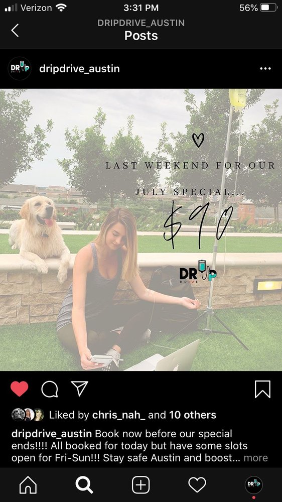 DRIP DRIVE SAN ANTONIO Updated April 2024 San Antonio, Texas IV