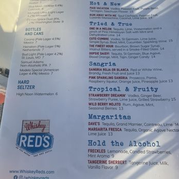 Whiskey Red's - Menu - New American Near Me - Marina Del Rey, California Whiskey Red's - Menu - New American Near Me - Marina Del Rey, California