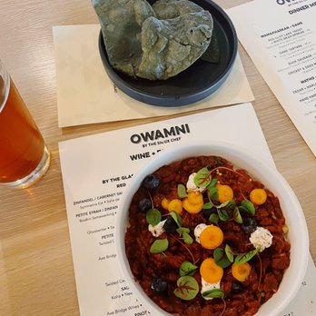 Owamni - Tartare with not enough tostadas - New American Near Me - Minneapolis, Minnesota