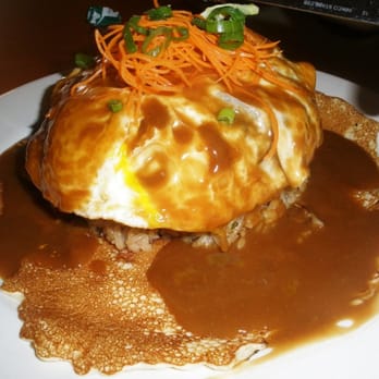 Island Style Cafe - Kaloko Moko - Loco Moco on a crepe - Hawaiian Near Me - Santee, California