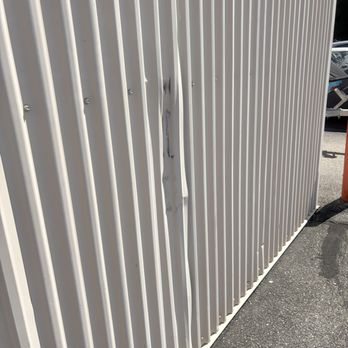Public Storage - Exterior  damage front of units. - Self Storage Near Me - Bowie, Maryland