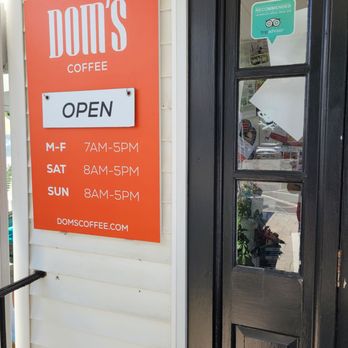 Dom's Coffee - Hours - Coffee & Tea Near Me - Avon, Connecticut Dom's Coffee - Hours - Coffee & Tea Near Me - Avon, Connecticut