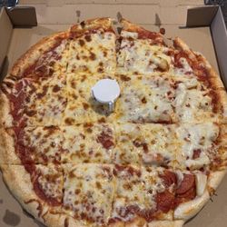 Gramma's Pizza - Pepperoni and with half pineapple