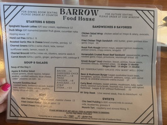 Menu photo 3 Barrow Food House Riverhead, NY Menu photo 3 Barrow Food House Riverhead, NY