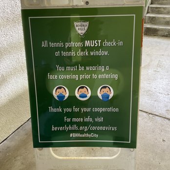 Beverly Hills Tennis - New safety guidelines - Tennis Near Me - Beverly Hills, California