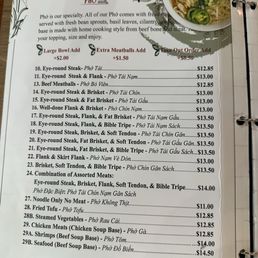 Menu Menu