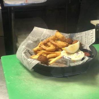 Kacey's Seafood - Prepping fried shrimps - Seafood Near Me - Sarasota, Florida Kacey's Seafood - Prepping fried shrimps - Seafood Near Me - Sarasota, Florida
