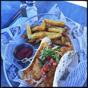 The Boathouse Restaurant - Fish tacos (reconstructed fish and chips) - Seafood Near Me - White Rock, British Columbia The Boathouse Restaurant - Fish tacos (reconstructed fish and chips) - Seafood Near Me - White Rock, British Columbia