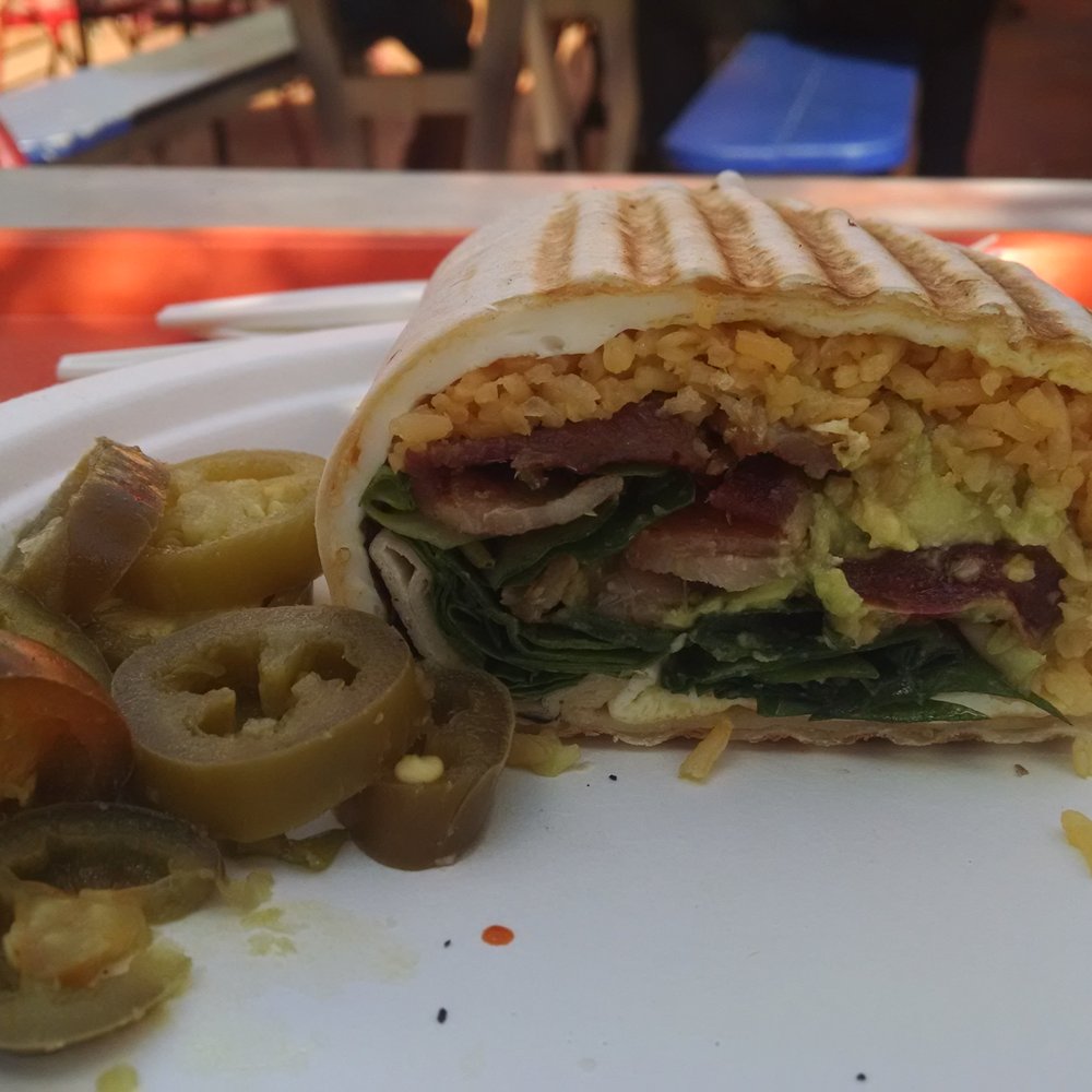 Habana Outpost - Brooklyn - Half of the Breakfast Burrito ($8) - Cuban Near Me - Brooklyn, New York