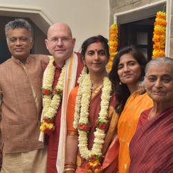 EZ Copy N Print - Wedding photo with Mummy, Neela, Dinesh