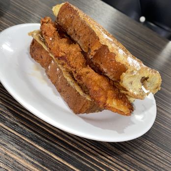 Off Street Cafe - French toast chicken sandwich (custom item) - American Near Me - Cerritos, California