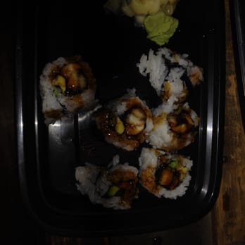 Wokcano - Sushi untouched by me! Smushed and messed up. Horrible way to send out your food. - Sushi Bars Near Me - Burbank, California Wokcano - Sushi untouched by me! Smushed and messed up. Horrible way to send out your food. - Sushi Bars Near Me - Burbank, California