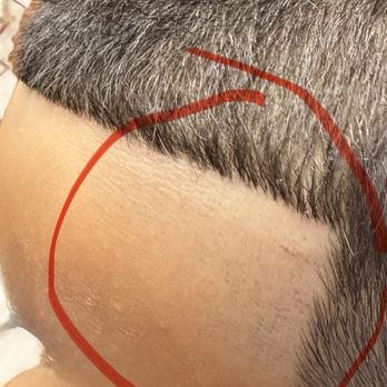 Dominican Barbershop LA - Cuts all over he's forehead - Barbers Near Me - Bell, California