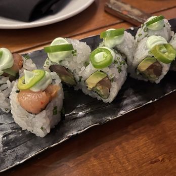 Roka Akor - Chicago - Hamachi Serrano Chili Roll* - Sushi Bars Near Me - Chicago, Illinois Roka Akor - Chicago - Hamachi Serrano Chili Roll* - Sushi Bars Near Me - Chicago, Illinois