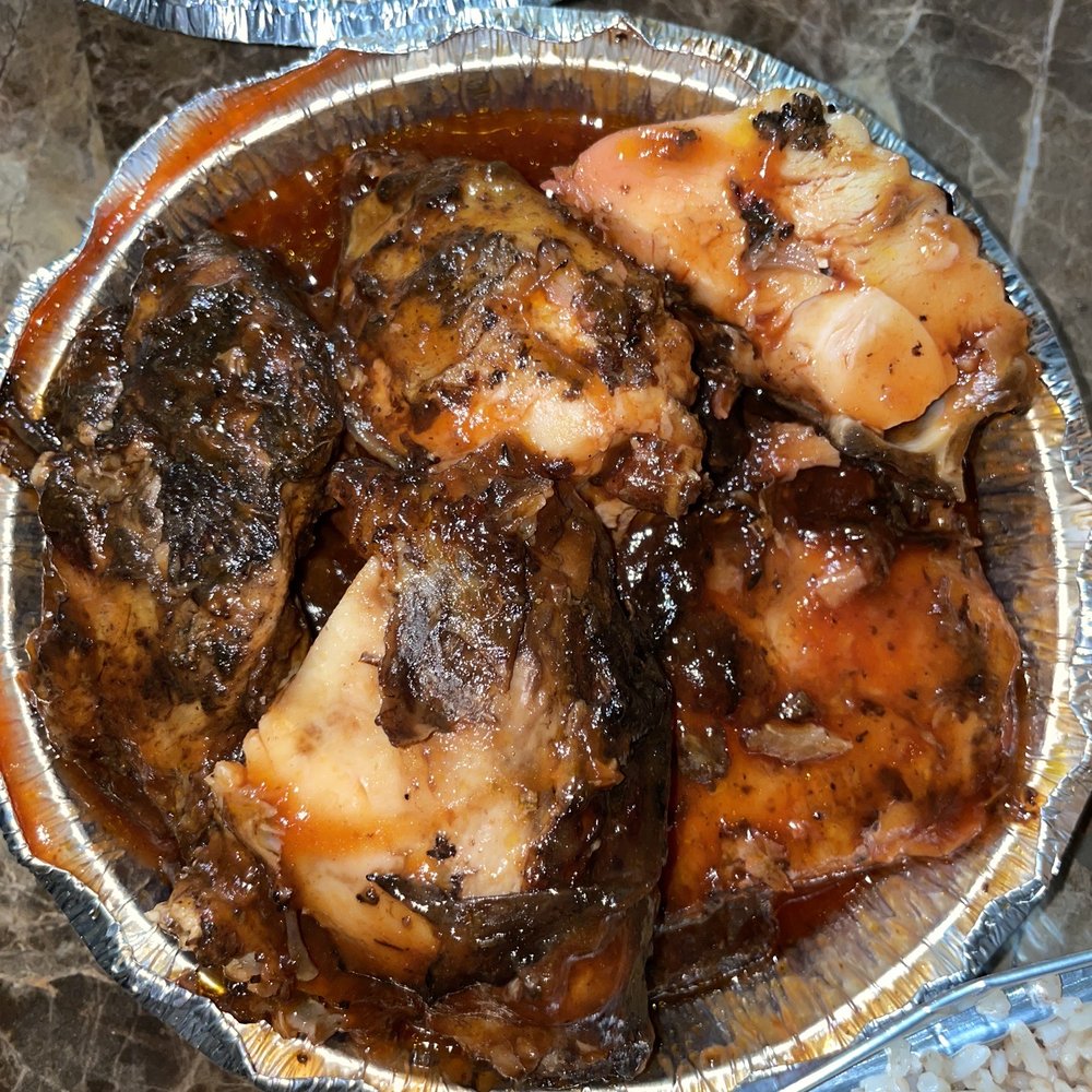 Jamaican Flavors - a plate of chicken and rice - Caribbean Near Me - Springfield Gardens, New York Jamaican Flavors - a plate of chicken and rice - Caribbean Near Me - Springfield Gardens, New York
