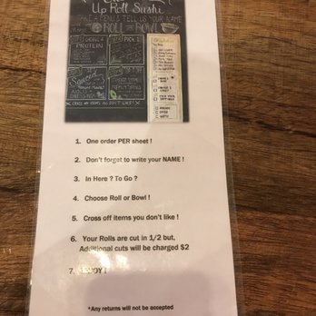 Up Roll Cafe - Honolulu - Menu 2 - Sushi Bars Near Me - Honolulu, Hawaii Up Roll Cafe - Honolulu - Menu 2 - Sushi Bars Near Me - Honolulu, Hawaii