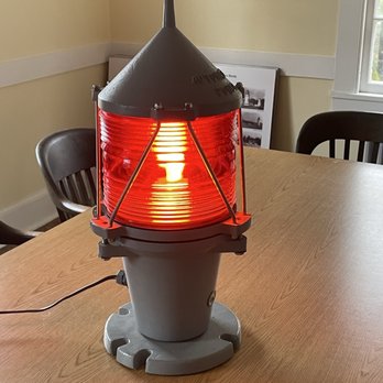 Umpqua River Lighthouse Museum - Neat lamp in museum - Museums Near Me - Winchester Bay, Oregon