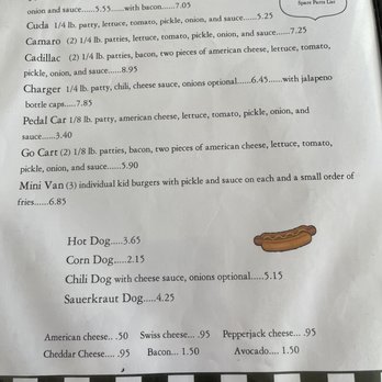 Johnny's Drive Inn & Diner - Menu 6/30/22 - American Near Me - Winston, Oregon
