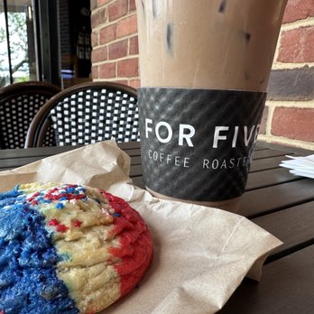 For Five Coffee - $19 cookie and iced Chai - Coffee Roasteries Near Me - Alexandria, Virginia For Five Coffee - $19 cookie and iced Chai - Coffee Roasteries Near Me - Alexandria, Virginia