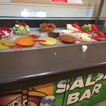 Las Tortas Locas - Salsa bar with great variety of toppings and sauces that's regularly cleaned and topped off - Mexican Near Me - Atlanta, Georgia Las Tortas Locas - Salsa bar with great variety of toppings and sauces that's regularly cleaned and topped off - Mexican Near Me - Atlanta, Georgia