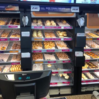 Dunkin' -  a display of donuts in a store - Donuts Near Me - Patchogue, New York