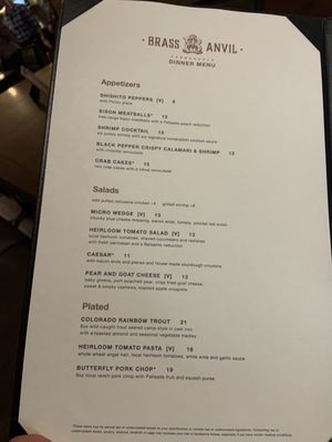 Menu photo 2 Brass & Anvil Carbondale, CO