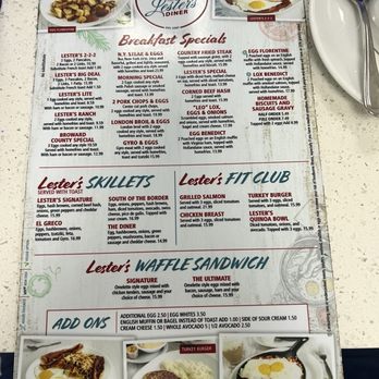 Lester's Diner - Menu - Diners Near Me - Fort Lauderdale, Florida