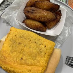 Jamaican Kitchen - Beef Patty (Spicy) and Sweet Plantains