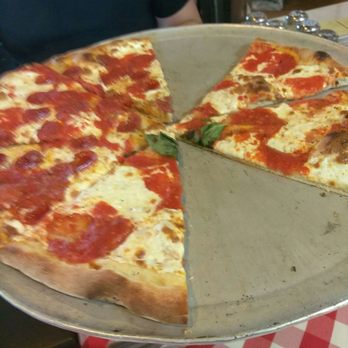 Grimaldi's Pizzeria - Half pepperoni and half cheese. Excellent!! - Pizza Near Me - Allen, Texas
