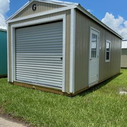 Graceland Buildings Of Summerdale - Khaki Garage