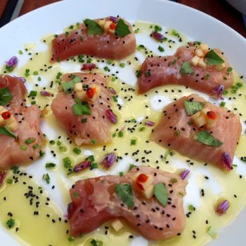 Bundok - Sea Bream Crudo (23.00) - Canadian (New) Near Me - Edmonton, Alberta