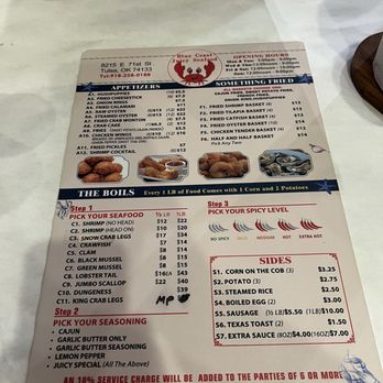 Blue Coast Juicy Seafood - Menu - Seafood Near Me - Tulsa, Oklahoma Blue Coast Juicy Seafood - Menu - Seafood Near Me - Tulsa, Oklahoma
