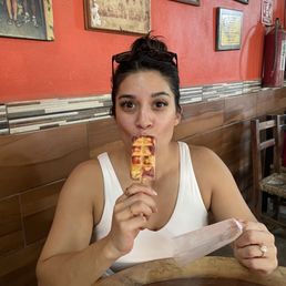 Mango Chamoy Ice cream bar