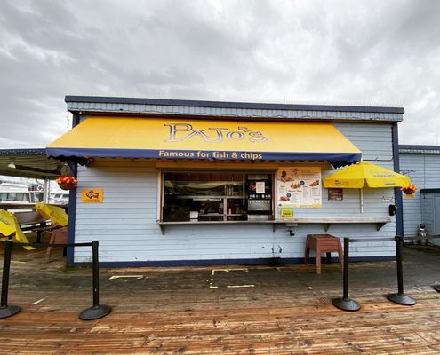 Pajo's Fish & Chips at Steveston Wharf by null