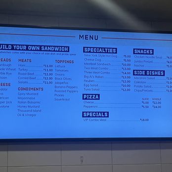 Big Als - Menu [1 of 3] current as of 10 March 2024 - Pizza Near Me - New Cumberland, West Virginia