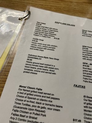 Menu photo 1 Madres Cocina Forney, TX
