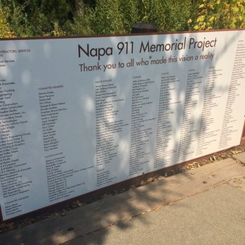 Napa 9/11 Memorial Garden - Contributors/donors - Landmarks & Historical Buildings Near Me - Napa, California