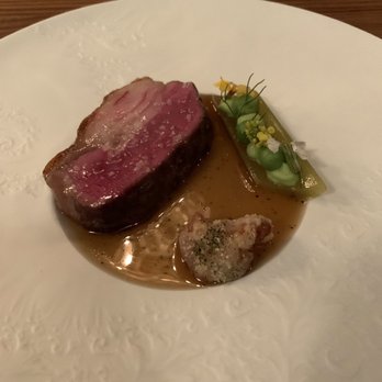 Sons & Daughters - Lamb saddle with celery and English peas - New American Near Me - San Francisco, California Sons & Daughters - Lamb saddle with celery and English peas - New American Near Me - San Francisco, California
