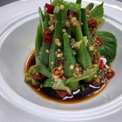 Cold Spicy Okra