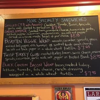 Cinnamon Twisp Bakery - Sandwich menu :) - Bakeries Near Me - Twisp, Washington