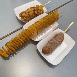 3. Sausage Potato K-Dog  2. Mozzarella Cheese K-Dog