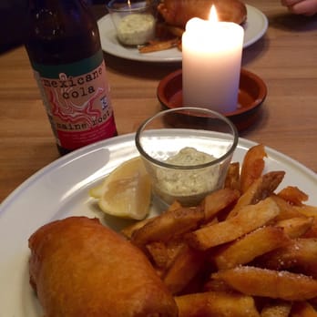 Oli Nico - 60 kr for fish n chips. - Modern European Near Me - Aarhus, 82 Oli Nico - 60 kr for fish n chips. - Modern European Near Me - Aarhus, 82