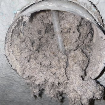 AJ Services - Lint from dryer duct. Wow. - Air Duct Cleaning Near Me AJ Services - Lint from dryer duct. Wow. - Air Duct Cleaning Near Me