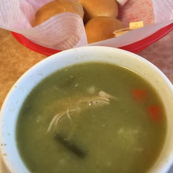 El Pollo Imperial - Soup and bread for starters - Peruvian Near Me - Long Beach, California